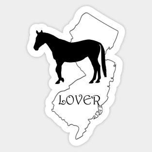 New Jersey Horse Lover T shirt Sticker